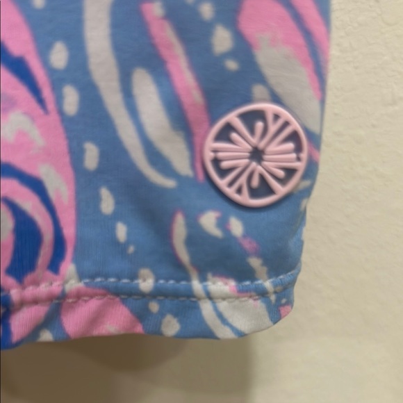 Lilly Pulitzer Pink and Blue Tennis Top and Skirt Set - Picture 2 of 7